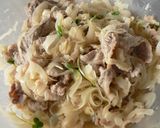 A picture of step 7 of Sweet Onion and Pork Salad with Garlic and Mayo.