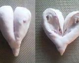 A picture of step 6 of Sakura-Coloured, Heart-Shaped White Bread.