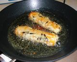 A picture of step 2 of Fried Chikuwa Fishcake Sticks and Hijiki Seaweed using Flour and Potato.