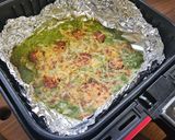 Spenótos–Kolbászos Egytál (Air Fryerben) 🍲 recept fázis 4 fotója
