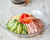 A picture of step 5 of Our Golden Ratio – Delicious Authentic Hiyashi Chuka.