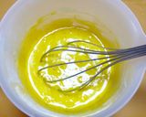 A picture of step 6 of Kabocha Squash Cake in a Frying Pan.
