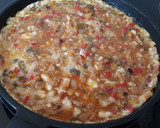 Foto del paso 4 de la receta: Tortilla de bacalao y pimientos