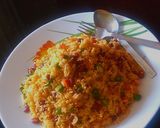 A picture of step 5 of Maxican Rice.