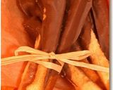 A picture of step 6 of Valentine's Day Chocolate Stick Rusks Made With Bread Crusts.