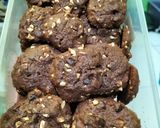 Foto langkah ke 6 dari resep Cookies Coklat Kacang.