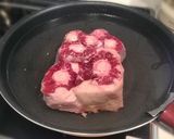 A picture of step 1 of Oxtail Soup Made in a Staub Cocotte.