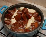 Foto del paso 1 de la receta: Plátano costillon en dulce