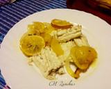 Foto del paso 7 de la receta: Lubina al horno con cama de patatas y cebolla