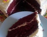 A picture of step 6 of Vickys Red Velvet Cake with Cream Cheese Frosting.