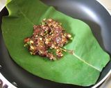 A picture of step 4 of A Local Flavor of Gifu Magnolia Leaf Miso Pork Bento.