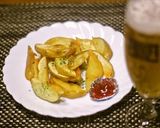 A picture of step 6 of Thick Potato Wedges with Skins.