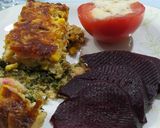 Foto del paso 3 de la receta: Pastel integral con masa licuada de espinaca y queso 🥬🧀