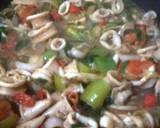 Calamari rings in mushroom&veggies recipe step 4 photo
