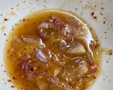 A picture of step 7 of Roasted garlic marinated pork collar with spicy Thai-style sauce.