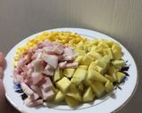 Hình bước làm 1 của món Summer salad !!
