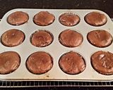 A picture of step 9 of Chocolate Individual Cheesecakes with a Salted Chocolate Caramel Glaze.