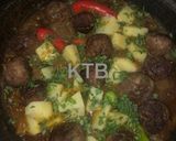A picture of step 9 of Beef kofta Biryani.