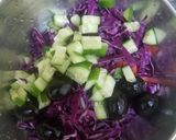 A picture of step 5 of Rainbow salad.