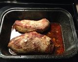 A picture of step 1 of Beef Gravy.