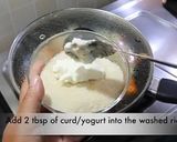 A picture of step 9 of Samak rice upma.