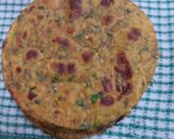 A picture of step 3 of Palak (Spinach)Thepla.