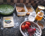 A picture of step 1 of Mattar Paneer n Rice#Theme Contest.