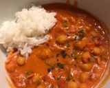 A picture of step 7 of Vegan chickpea tomato and peanut stew.