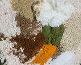 A picture of step 1 of Methi Thepla.