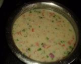 A picture of step 2 of Bread uttapam.