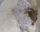 A picture of step 1 of Arabian salad.
