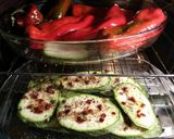 Foto del paso 5 de la receta: Ensalada de pimientos y calabacines asados, con ali oli de tomates secos