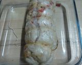 Foto del paso 4 de la receta: Arrollado de pollo ❤️