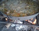 Foto del paso 4 de la receta: Arroz pollo-morcis a leña