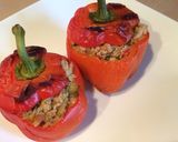 Foto del paso 8 de la receta: Pimientos rellenos de quinoa y verduras