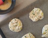 A picture of step 7 of Squash Scones (no butter).