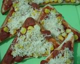Foto langkah ke 3 dari resep Pizza simpel bekal sekolah.