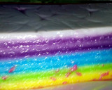Foto langkah ke 5 dari resep Lapis Beras Rainbow.