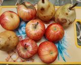 Foto del paso 1 de la receta: Postre de manzana y peras con crumble crocante