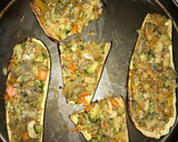 Foto del paso 3 de la receta: Berenjenas rellenas vegetarianas