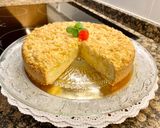 Foto del paso 14 de la receta: Pastel con crema y manzanas asadas “sin gluten” (Cake with cream and roasted apples “gluten-free”)