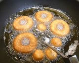 A picture of step 9 of Colorful Chocolate Doughnuts With Pancake Mix & Silken Tofu.