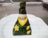 A picture of step 7 of Hina Matsuri Sushi Hina Dolls and Temari Sushi.