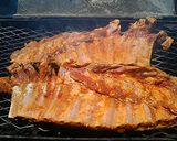 A picture of step 8 of Apple juice ribs or Labor day ribs.