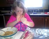 A picture of step 3 of Gabby`s Famous (Flourless) Peanut Butter Cookies.