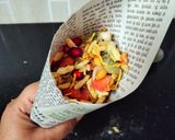 A picture of step 2 of Masala Bhel.