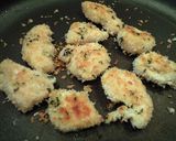 A picture of step 4 of For Bentos: Breaded Chicken Tenders with Basil.