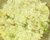 A picture of step 2 of Sabudana Vada.