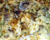 A picture of step 9 of Bacon and egg salad.