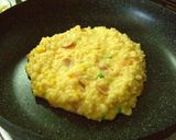 A picture of step 2 of Rice Okonomiyaki.
